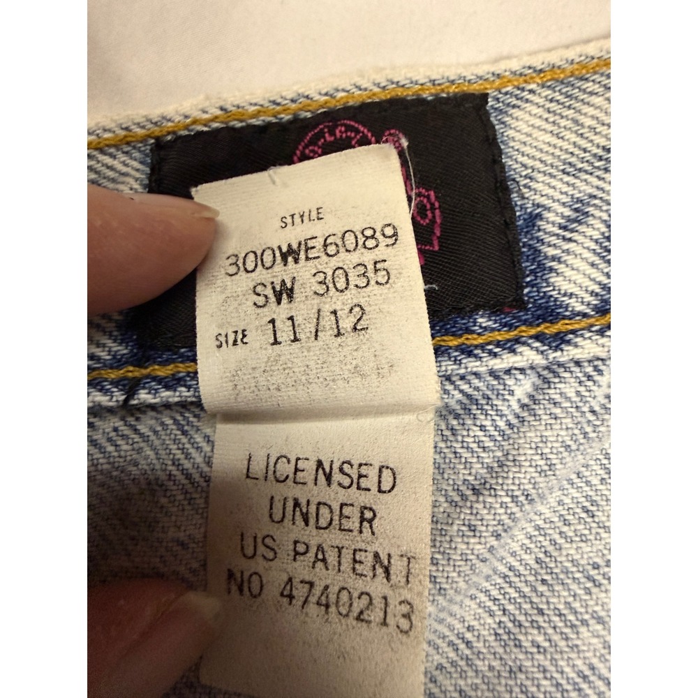 Vintage 80s Sasson Acid Wash High Waisted Ankle Zip Jeans Light Blue Denim 28 - Picture 10 of 14